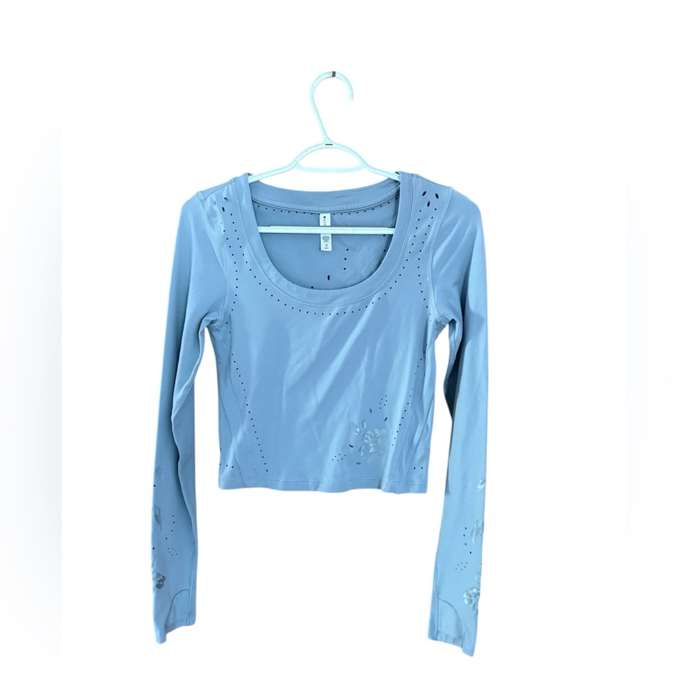 Athleta Shanti Eyelet Top